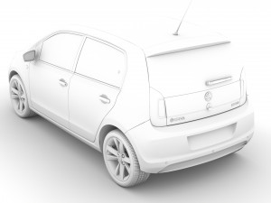 skoda citigo 5d 2016 Modello 3D