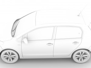 skoda citigo 5d 2016 Modello 3D
