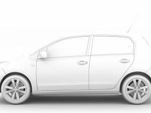 skoda citigo 5d 2016 Modello 3D