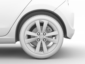 skoda citigo 5d 2016 Modello 3D