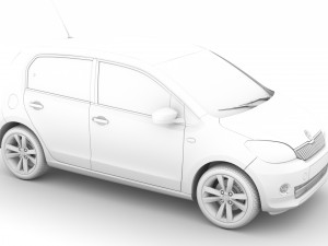 skoda citigo 5d 2016 Modello 3D