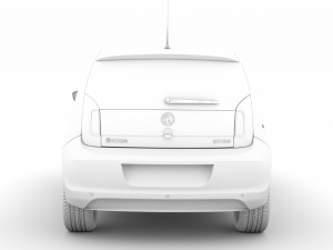 skoda citigo 5d 2016 Modello 3D