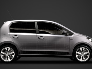skoda citigo 5d 2016 Modello 3D