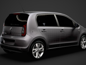 skoda citigo 5d 2016 Modello 3D