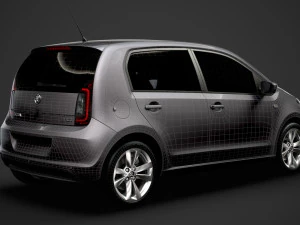 skoda citigo 5d 2016 3D Model