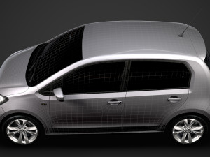 skoda citigo 5d 2016 Modello 3D