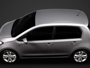 skoda citigo 5d 2016 3D Model
