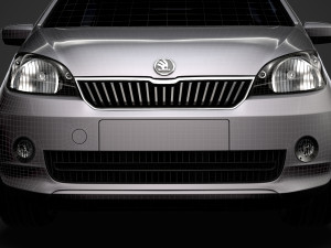 skoda citigo 5d 2016 Modello 3D