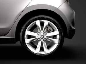 skoda citigo 5d 2016 3D Model