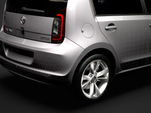 skoda citigo 5d 2016 3D Model