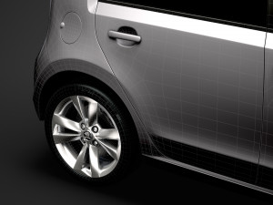 skoda citigo 5d 2016 Modello 3D
