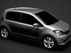 skoda citigo 5d 2016 3D Model