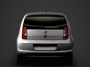 skoda citigo 5d 2016 Modello 3D