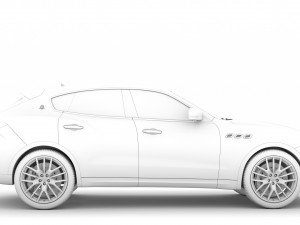 maserati levante granlusso royale 2020 Model 3D