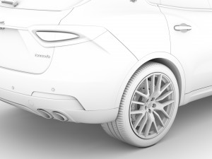 maserati levante granlusso royale 2020 Model 3D