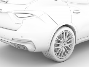 maserati levante s q4 gransport edizione ribelle 2020 Modelo 3D
