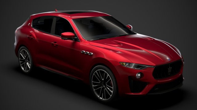 maserati levante trofeo launch edition 2020 Model 3D .c4d .max .obj .3ds .fbx .stl .blend 