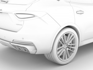 maserati levante trofeo launch edition 2020 Model 3D