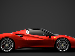 ferrari 488 spider magnum pi 2018 3D Model