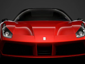 ferrari 488 spider magnum pi 2018 3D Model