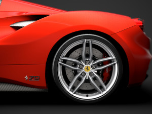 ferrari 488 spider magnum pi 2018 3D Model