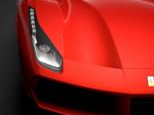 ferrari 488 spider magnum pi 2018 3D Model
