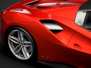 ferrari 488 spider magnum pi 2018 3D Model
