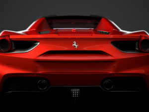 ferrari 488 spider magnum pi 2018 3D Model