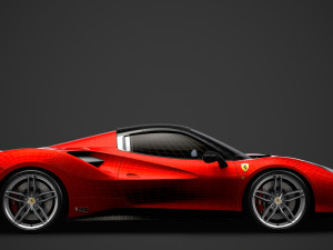ferrari 488 spider magnum pi 2018 3D Model
