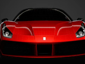 ferrari 488 spider magnum pi 2018 3D Model