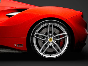 ferrari 488 spider magnum pi 2018 3D Model