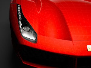 ferrari 488 spider magnum pi 2018 3D Model