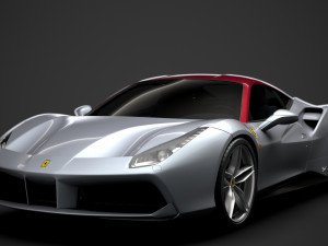 ferrari 488 gtb the shah 2018 3D Model