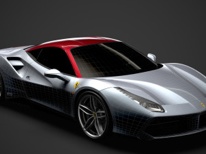 ferrari 488 gtb the shah 2018 3D Model