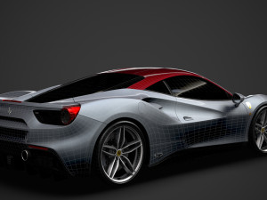 ferrari 488 gtb the shah 2018 3D Model