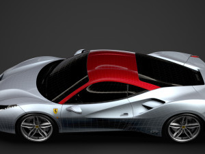 ferrari 488 gtb the shah 2018 3D Model