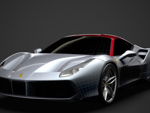 ferrari 488 gtb the shah 2018 3D Model