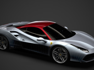 ferrari 488 gtb the shah 2018 3D Model