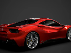 ferrari 488 gtb the schumacher 2018 3D Model
