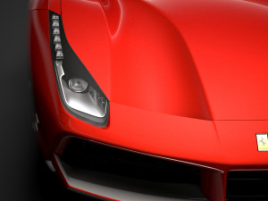 ferrari 488 gtb the schumacher 2018 3D Model