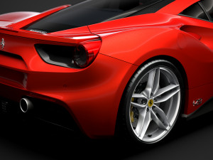 ferrari 488 gtb the schumacher 2018 3D Model