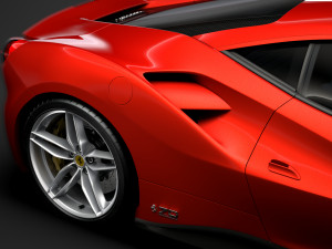 ferrari 488 gtb the schumacher 2018 3D Model