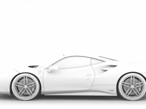 ferrari 488 gtb the schumacher 2018 3D Model