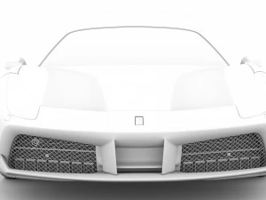 ferrari 488 gtb the schumacher 2018 3D Model