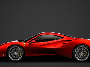 ferrari 488 gtb the schumacher 2018 3D Model