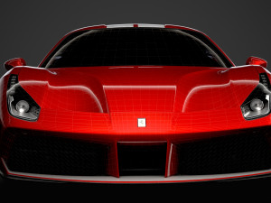 ferrari 488 gtb the schumacher 2018 3D Model