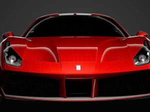 ferrari 488 gtb the schumacher 2018 3D Model