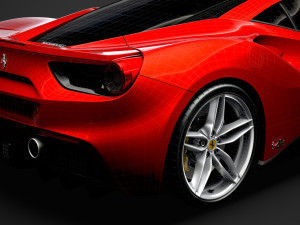ferrari 488 gtb the schumacher 2018 3D Model