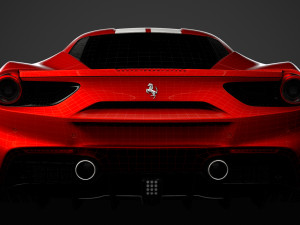 ferrari 488 gtb the schumacher 2018 3D Model