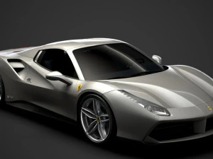 ferrari 488 spider elegante bellezza 2018 Modello 3D